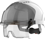 Akcesoria BHP - Kask EVO VISTAlens z goglami, biały JSP - miniaturka - grafika 1