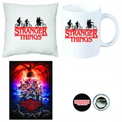 Gadżety dla niej i dla niego - Zestaw Plakat + PODUSZKA + KUBEK STRANGER THINGS - miniaturka - grafika 1
