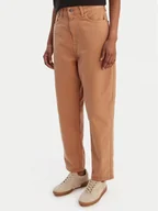 Spodnie damskie - Quiksilver Jeansy EQWNP03065 Koralowy Baggy Fit - miniaturka - grafika 1