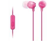 Telefony OUTLET - OUTLET Słuchawki SONY MDR-EX15AP Różowy - miniaturka - grafika 1