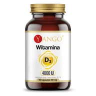 Suplementy naturalne - Yango Yango Witamina D3 4000 IU 90 k 291 mg - miniaturka - grafika 1