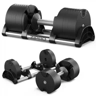 Obciążenia - Zipro ZIPRO Hantla z regulowanym obciążeniem ROUND 36 kg - miniaturka - grafika 1