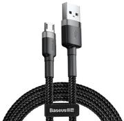 Baseus Kabel USB - Micro USB Cafule CAMKLF-CG1 2 m Szaro-czarny