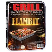 Grille - Grill jednorazowy z węglem, grill turystyczny 30x25cm - miniaturka - grafika 1