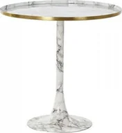 Ławy i stoliki kawowe - DKD Home Decor Stolik DKD Home Decor Złoty Aluminium Biały Marmur 51 x 51 x 51 cm - miniaturka - grafika 1