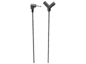 Kable - Rozdzielacz audio 3,5mm ISY IAU-1010 Czarny - miniaturka - grafika 1