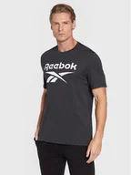 Koszulki sportowe męskie - Reebok Koszulka techniczna Workout Ready HI3925 Czarny Regular Fit - miniaturka - grafika 1