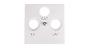 Klawisze i ramki - Simon Ramka Kontakt 82 gniazda antenowego SAT-SAT-RTV 82038-30 - miniaturka - grafika 1
