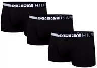 Majtki męskie - Tommy  Hilfiger Bokserki Męskie Trunk 3 Pary Black Um0Um01234 0R9 M - miniaturka - grafika 1