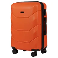 Walizki - Walizka podróżna średnia Wings Peacock 3.0 z poszerzeniem 24"ORANGE - miniaturka - grafika 1