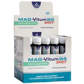 Witaminy i minerały - Oleofarm Mag-Vitum B6 Ashwagandha, shot, smak pomarańczowy, 25 ml x 20 fiolek - miniaturka - grafika 1