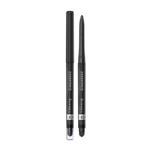 Rimmel Exaggerate Waterproof Eye Definer wodoodporna kredka do oczu 263 Black Sparkle 0,28g - Kredki do oczu - miniaturka - grafika 1