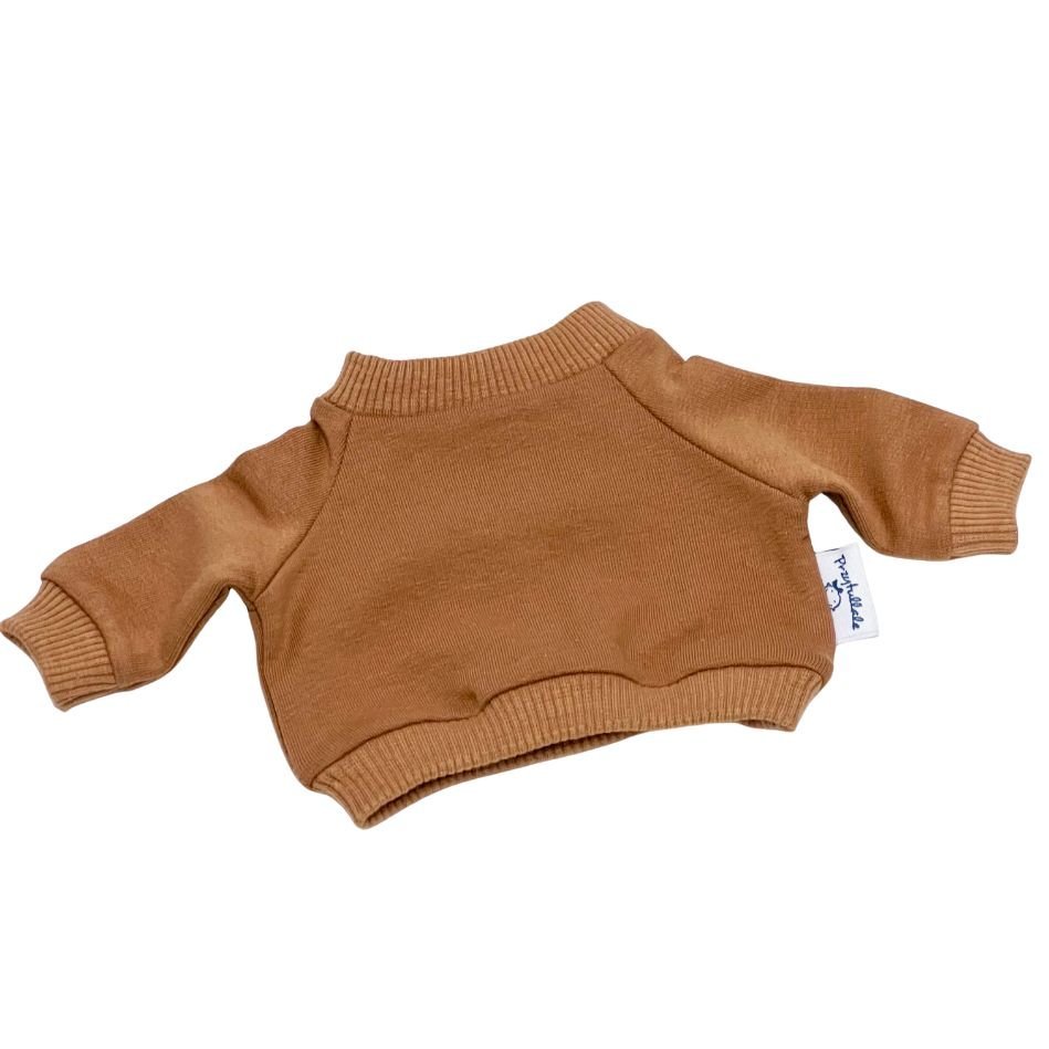 Baby Born 42-43 cm dres dla lalki, cynamonowy - Bluza