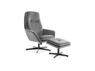 Signal FOTEL FORD VELVET SZARY BLUVEL 14 - Fotele - miniaturka - grafika 1
