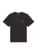 Koszulki męskie - KOSZULKA T-SHIRT MĘSKI WRANGLER 112362800 SMALL LOGO TEE FADED BLACK L - miniaturka - grafika 1