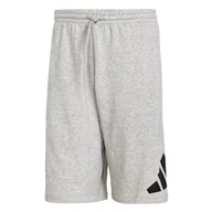 Spodenki męskie - Męskie Spodenki ADIDAS M MH BOSSHORTFT JE8957 – Szary - miniaturka - grafika 1
