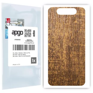 Folia naklejka skórka strukturalna na TYŁ do Samsung Galaxy A80 -  Drewno Dąb Stary - apgo SKINS - Folie ochronne do telefonów - miniaturka - grafika 1