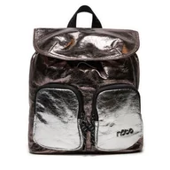 Plecaki - Plecak Nobo NBAG-L3250-C025 Stalowy Ze Srebrnym - miniaturka - grafika 1