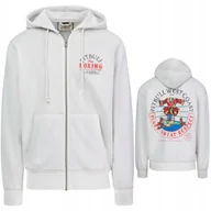 Bluzy męskie - PITBULL WEST COAST MĘSKA BLUZA ROZPINANA CHAMPION BLOODLINE BIAŁA XXL - miniaturka - grafika 1