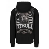 Odzież taktyczna i umundurowanie - Pitbull bluza z kapturem PITBULL Tricot Terry 280 Troublemaker '25 - Czarna - miniaturka - grafika 1