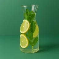 Karafki - MODERN KITCHEN Karafka szklana 1L8,5x9,4x27,2cm - miniaturka - grafika 1