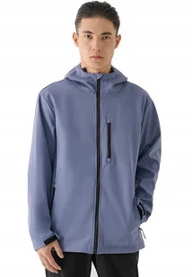 Męska kurtka z kapturem 4F softshell przeciwdeszczowy membrana M397 32S M - Kurtki męskie - miniaturka - grafika 1