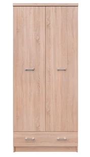 Szafa Dwudrzwiowa Z Szufladą Dąb Sonoma A5-R04 - Szafy - miniaturka - grafika 1