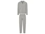 Piżamy męskie - LIVERGY® Piżama męska z bawełną (Szary, S (44/46)) - miniaturka - grafika 1