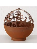 Pozostałe narzędzia ogrodowe - Boltze Stojak "Ewald" w kolorze brązowym na drewno - wys. 55 cm - miniaturka - grafika 1