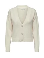Swetry damskie - ONLY Onlrositta Ls Vneck Card KNT damski kardigan, brzoza, XS - miniaturka - grafika 1