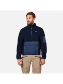 Bluzy męskie - Bluza polarowa męska Rossignol Fleece Anorak granatowy XL - miniaturka - grafika 1