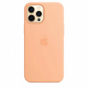 Apple iPhone 12 Pro Max Silicone Case with MagSafe Cantaloupe - Etui i futerały do telefonów - miniaturka - grafika 3