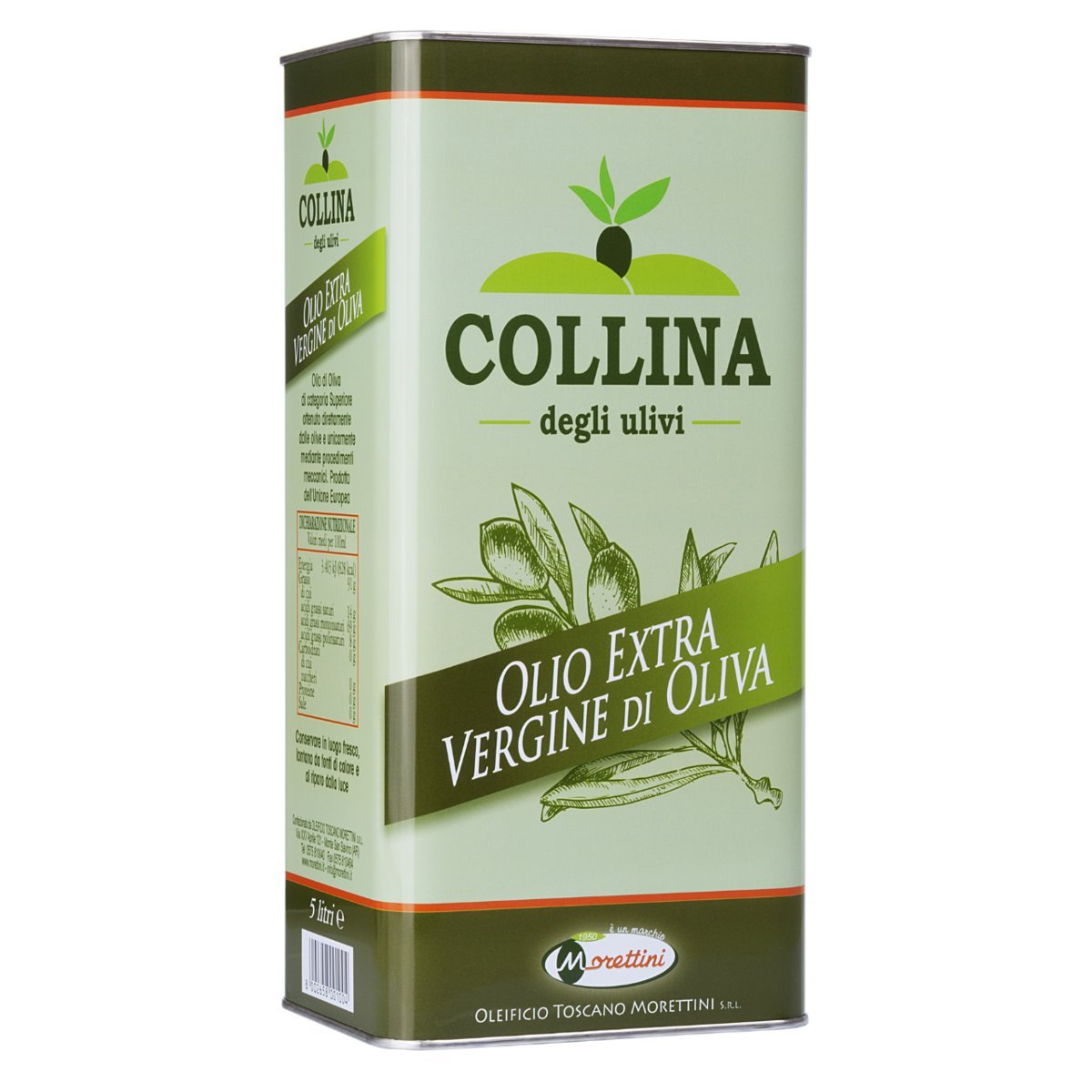 MORETTINI COLLINA Oliwa Extra Vergine Puszka 5L Włochy Toskania