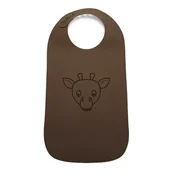 Śliniaki i fartuszki - Nuuroo - Długi Śliniak Silikonowy Giraf Acorn - miniaturka - grafika 1