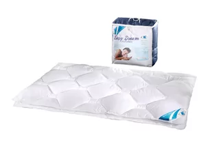 Kołdra antyalergiczna 140x200 Easy Dream Antystres 1,1 kg biała z włóknem węglowym AMW - Kołdry - miniaturka - grafika 1