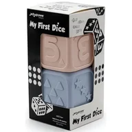 Klocki - Jellystone Designs JELLYSTONE DESIGNS Kostki Edukacyjne Popielaty i Śnieżnobiały Jellystone Designs - miniaturka - grafika 1