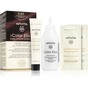 Apivita My Color Elixir farba do włosów bez amoniaku odcień 5.65 Light Brown Red Mahogany 1 szt. - Farby do włosów i szampony koloryzujące - miniaturka - grafika 1