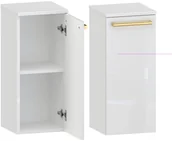 Szafki łazienkowe - Słupek Łazienkowy matowy ATHOS 1D D P - Uchwyt Złoty - miniaturka - grafika 1