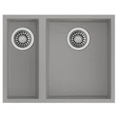 Zlewozmywaki - Teka SQUARE 2B 560 TG szary - miniaturka - grafika 1