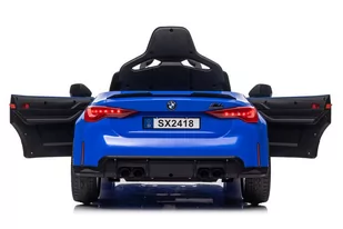 Auto Na Akumulator BMW M4 Niebieskie - Pojazdy elektryczne dla dzieci - miniaturka - grafika 5