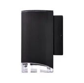 Lampy ogrodowe - Prima kinkiet elewacyjny 1xGU10 czarny K-8203 - miniaturka - grafika 1