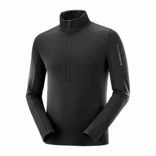 Bluza Salomon Outline HZ Deep Black - Bluzy sportowe męskie - miniaturka - grafika 1