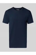 Koszulki męskie - T-shirt o kroju regular fit z mieszanki bawełny - Selected Homme - miniaturka - grafika 1