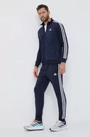 Dresy męskie - adidas dres męski kolor granatowy - miniaturka - grafika 1