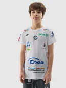 Koszulki dla chłopców - 4F Koszulka replika domowa z sezonu 2023/2024 dziecięca 4F x Czarni Radom - multikolor 98/104 - miniaturka - grafika 1