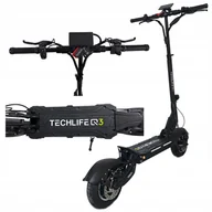 Hulajnogi elektryczne - Hulajnoga Elektryczna Techlife Q3 Black 1365W 48V Zasięg 50 Km Amortyzacja - miniaturka - grafika 1