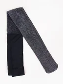 Rajstopy - Rajstopy dziecięce mikrofibra czarne z kolorową przędzą metalizowaną 60 DEN 152-158 - miniaturka - grafika 1