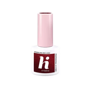 Hi Hybrid 250 Lakier Hybrydowy SPARKLING RED 5ml 5902751425734 - Lakiery hybrydowe - miniaturka - grafika 1