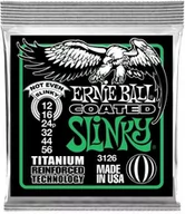 Struny gitarowe  - Ernie Ball not Even Slinky 3126 zestaw strun (dla RPS akcesoria gitarowe, 12  56, powlekany Titan) 3126 - miniaturka - grafika 1