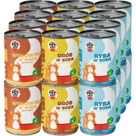 Mokra karma dla kotów - PetPot Karma mokra dla dorosłego kota MIX smaków w sosie 24x415g - miniaturka - grafika 1